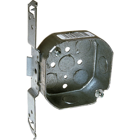 Raco Raco 15.5 cu in Octagon Steel 1 gang Junction Box Silver 161